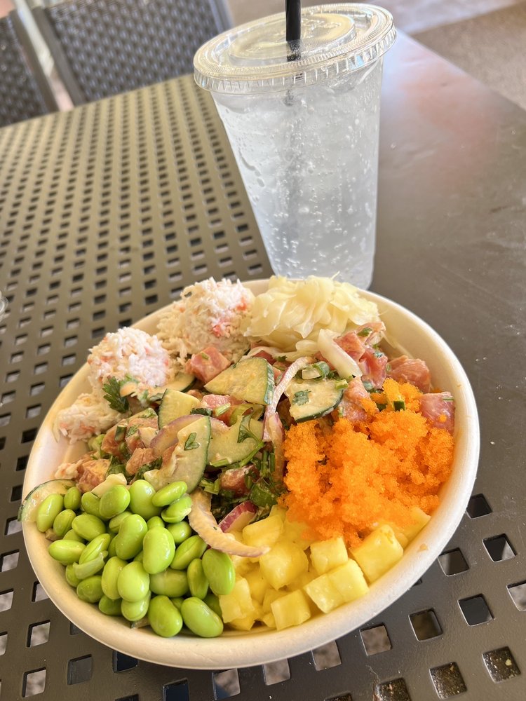 Signature poke bowl from our kitchen
